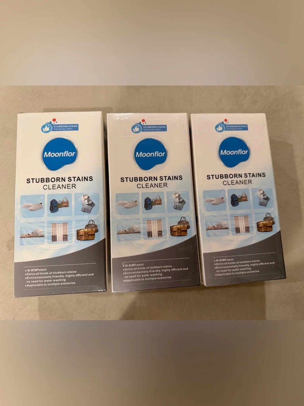 New Box Stubborn Stains Cleaner x 3 Boxes